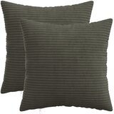  Presvlaka za jastuk 2 pcs HEERLEN Antracit 45 x 45 cm Kord | shoptok.hr