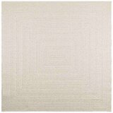  Rug "ZIZUR" Cream 200x200 cm Juta videz Notranje in zunanje | Shoptok.si