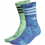 Adidas Čarape 'TIE DYE' plava / svijetlozelena / crna / bijela