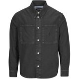 Calvin Klein Jeans Jakne CANVAS RELAXED LINEAR SHIRT Črna Cene