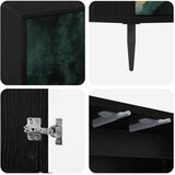  Kreveta WIJHE Crni hrast 69 x 33 x 76 cm Konstruirano drvo | shoptok.hr