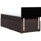 vidaXL Krevet s oprugama i madracem tamnosmeđi 80x200 cm od tkanine | shoptok.hr