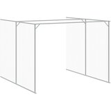  Kućica za pse s igralištem svjetlosiva 214x865x181 cm čelična | shoptok.hr