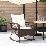 Maison Chic Vrtni gugalni stoli - Stol za vrt z blazinami rjav poli ratan JS268, (21877214) | Shoptok.si