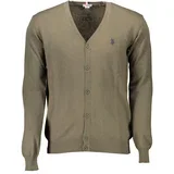 US POLO CARDIGAN MAN GREEN