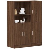 vidaXL 2-dijelni set kuhinjskih ormarića izrađen od drva smeđeg hrasta | shoptok.hr