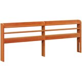  Krevetna konstrukcija s policom Vosak smeđa 200 x 200 cm | shoptok.hr