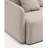 Kave Home Bež raztegljiva sedežna garnitura iz šenilje 218 cm Laira – | Shoptok.si