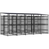  kavez za pse s krovom čelični 9,22 m² | Eponuda.ba