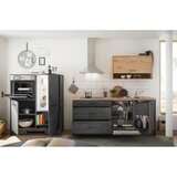 MID.YOU Kuhinjski Blok Brez Aparatov Toronto, Antracit, 203 + 123cm | Shoptok.si