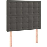  LED posteljno vzglavje temno sivo 90x5x118/128 cm žamet, (20794166) | Shoptok.si