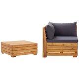Maison Chic Seti vrtnega pohištva - Vrtna garnitura - Vrtni pohištvo set 2-delna z blazinami trden akacijev les, (21810669) | Shoptok.si