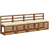  Jastučići za klupe - 2 dijela VUGHT 2 pcs 100% poliester Krem | shoptok.hr