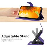SUNSKY Eleganten ovitek etui za Samsung A36 / A37 / A56, Sončnica, Temno vijoličen | Shoptok.si
