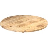 Stolna ploča od masivnog drva manga okrugla 25 - 27 mm 80 cm | shoptok.hr
