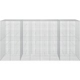  Gabion s žicom debljine 3,5 mm i mrežom 5x5 cm 400x50x200 cm Slike