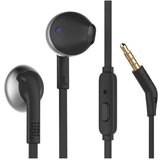 JBL ušesne slušalke z mikrofonom T205 črne Cene