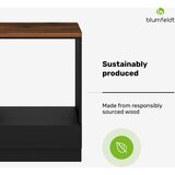 Blumfeldt WoodVista shranjevalna omarica | Stabilna MDF delovna plošča | Trajni materiali | Enostavna montaža | Shoptok.si