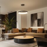  Brilagi - LED prigušiva luster na sajli FALCON II LED/99W/230V pr. 60 cm crna + daljinski upravljač | Eponuda.com