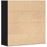  Ormar za knjige crni hrast 90x28x90 cm inženjerski drvo - Crni hrast | shoptok.hr