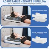ELVIROS CPAP ergonomska cervikalna blazina iz spominske pene 60×41 cm | Shoptok.si