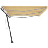  Samostojeća tenda na ručno uvlačenje 600 x 300 cm žuto-bijela | shoptok.hr