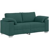 vidaXL Sofa Temno zelena Poliester Standard Vzdržljiv Sofa za 3 osebe, (22094455) | Shoptok.si