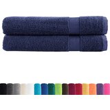  Ručnici za saunu SOLUND 2 kom modri 80 x 200 cm 600 gsm | shoptok.hr
