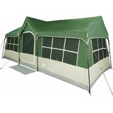  Obiteljski šator s krovom Zelena i bež 622 x 295 x 238 cm | shoptok.hr