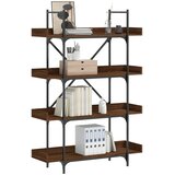  Regal za knjige s 4 razine boja hrasta 100x33x145,5 cm drveni | Eponuda.com