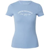 Abercrombie & Fitch Majica svetlo modra / bela