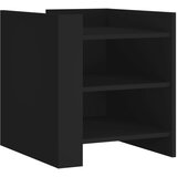 Furnova Nočna omarica črna 45x50x50 cm inženirski les, (21928129) | Shoptok.si