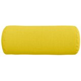  Valjkasti jastučići 2 pcs Svijetlo žuta Ø 15 x 40 cm tkanina | shoptok.hr