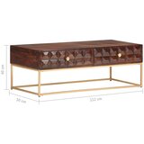  Klub stolić 112x50x40 cm Masivno drvo manga | shoptok.hr