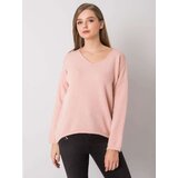 Och Bella Sweater-TW-SW-BI-9802.25X-light pink | Shoptok.si