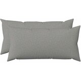  Jastuk s jastukom HEERLEN 2 kom. Oblačnosiva Tkanina - Siva tkanina oblak 40 x 80 cm 2 | shoptok.hr