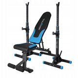 THUNDER Nastavljiva poševna fitnes klop ® QUICK z ekspanderji in zaporo za noge + stojalo za dolgo palico PRESA – do 120 kg / 200 kg, (5000115734) Cene