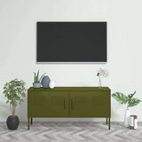 vidaXL TV ormarić maslinasti 105 x 35 x 50 cm čelični Cijene