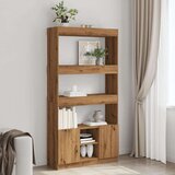 vidaXL Visoka omara artisan hrast 92x33x180 cm inženirski les Cene