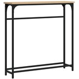  Konzolni stolić Sonoma hrast 75x19,5x75 cm Konstruirano drvo | Eponuda.ba