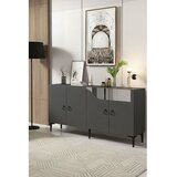 Hanah home konzola gama 150 anthracite silver | Eponuda.com