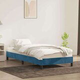  posteljni okvir brez vzmetnice temno modra 100x210 cm žamet, (21829465) | Shoptok.si