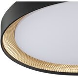 Brilliant LED prigušiva plafonska lampa WALDO LED/36W/230V crna/zlatna + daljinski upravljač | Eponuda.com