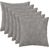  Presvlaka za jastuk 6 pcs HEERLEN Svjetlosiva 50 x 50 cm Cijene