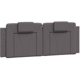 Krevet Viana s madracem sivi 140x200 cm od umjetne kože | Eponuda.com