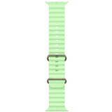 Apple 49mm neon green ocean band - natural titanium finish | Eponuda.com