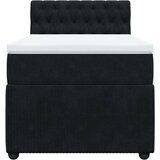 Box spring krevet s madracem crni 80 x 200 cm baršunasti | shoptok.hr