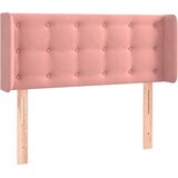  LED uzglavlje ružičasto 83x16x78/88 cm baršunasto | Eponuda.com