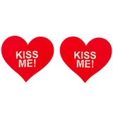 Heart Nipple Covers Kiss Me! Red