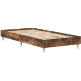  Okvir kreveta bez madraca dimljeni hrast 100x200 cm | shoptok.hr